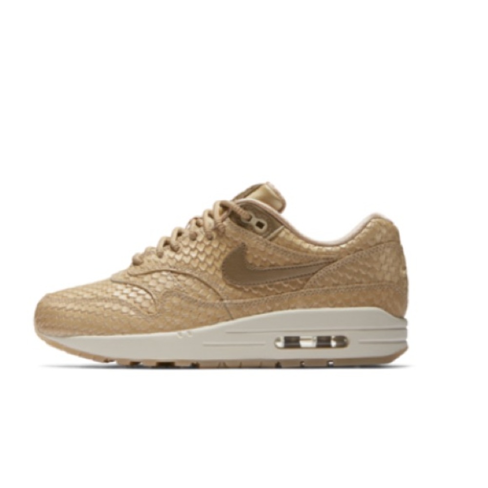 Nike Air Max Crocodile Gold Metallic Shoe/Sneakers